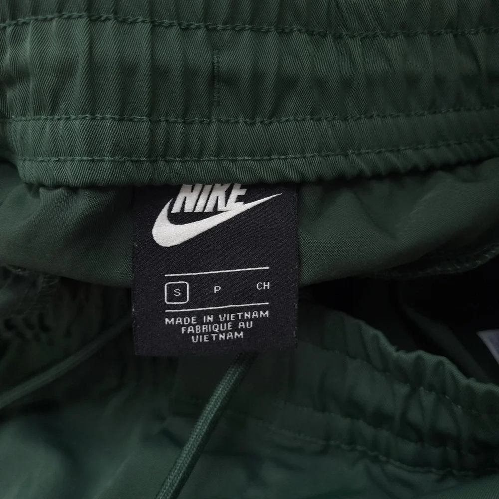 Nike Sportswear Tech Woven Pants Green Small Gorpcore Casual Tapered AR3221 073